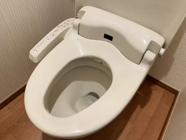 温水洗浄便座ノズルまわりの汚れ
