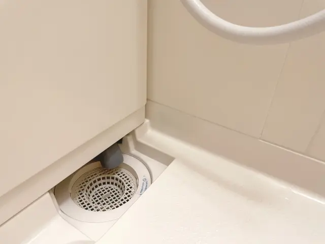 浴室排水口のぬめりと汚れ